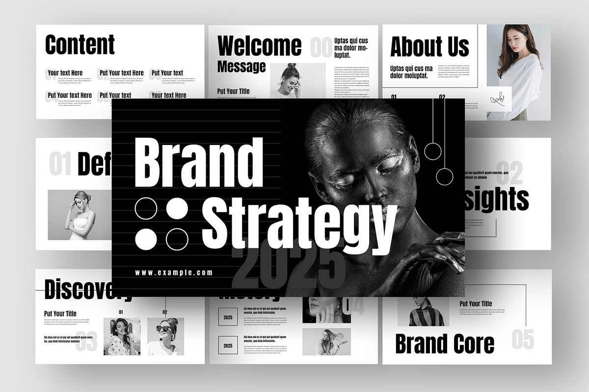 Brand Strategy Presentation Layout, a Presentation Template by ContestDesign (Photo 1 of 5)
