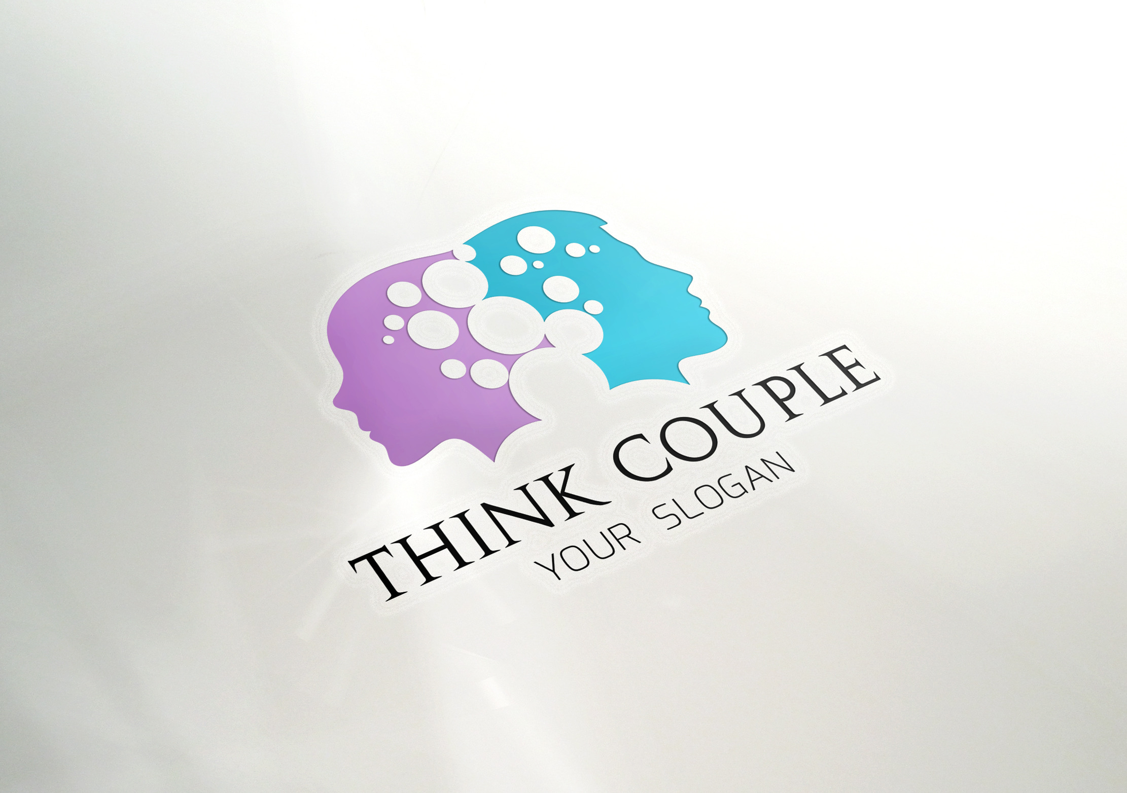 Man Woman Couple Logo, a Branding & Logo Template by LogoBuy