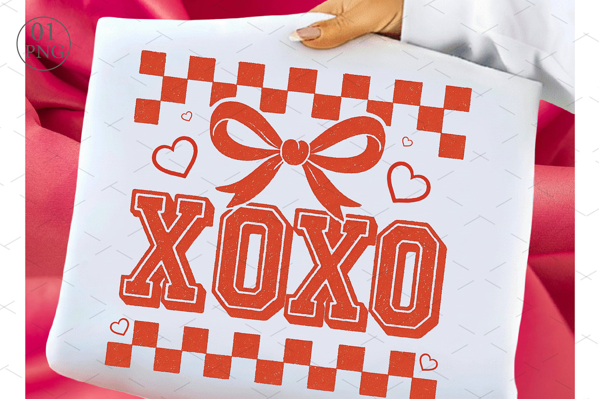 Retro Xoxo Coquette Valentines Desig, an Illustration by Libby Wishes (Photo 2 of 7)