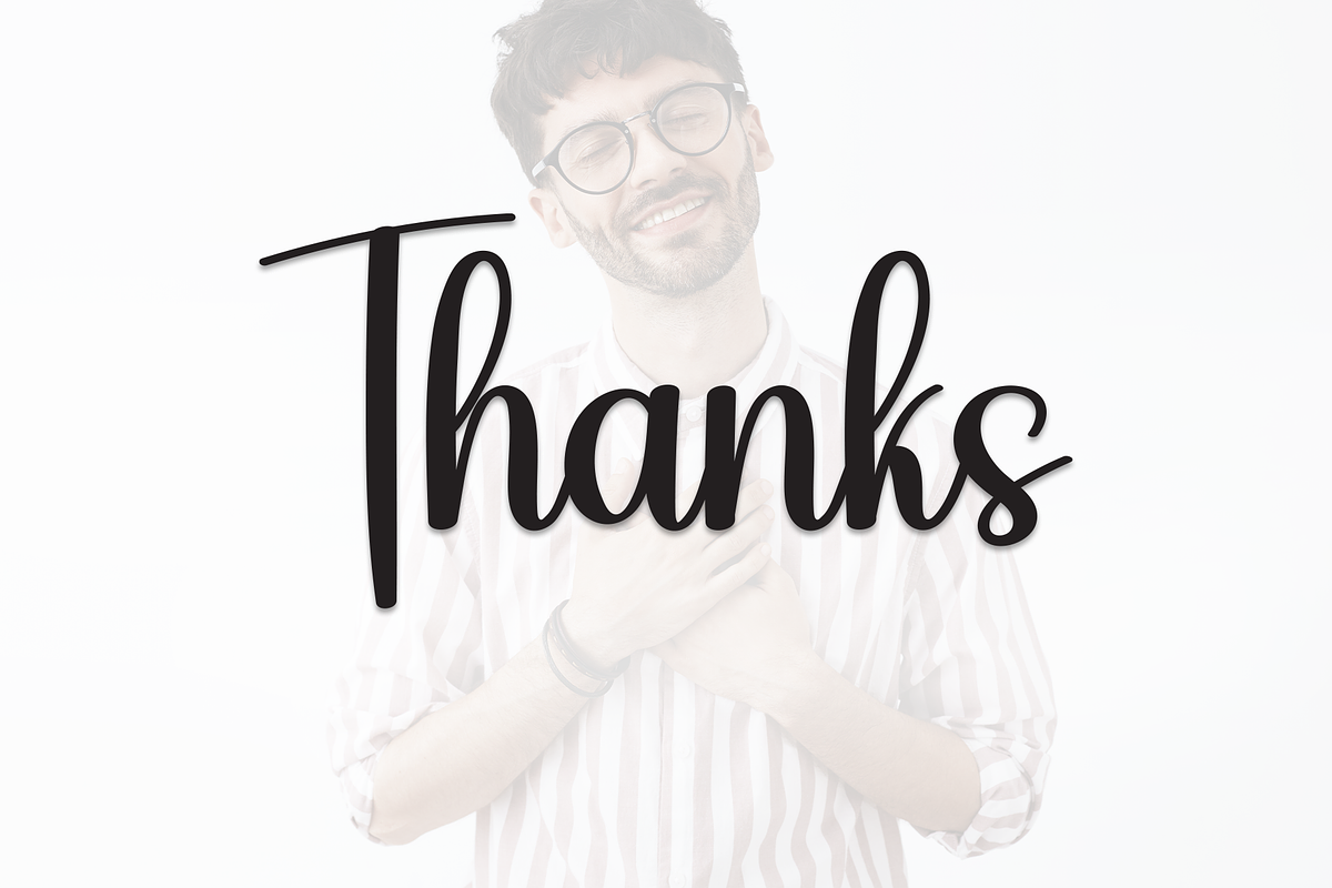 Grateful | Script Font, a Handwritten Font by Scratchones (Photo 9 of 9)