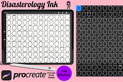 Shields Set 1 Procreate Brush Stamps, a Brush Add-On by Disasterology Ink (Thumbnail 1 of 10)