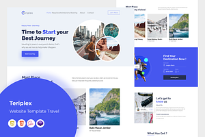 Teriplex - Travel Landing Page HTML, a HTML Template by Minialis
