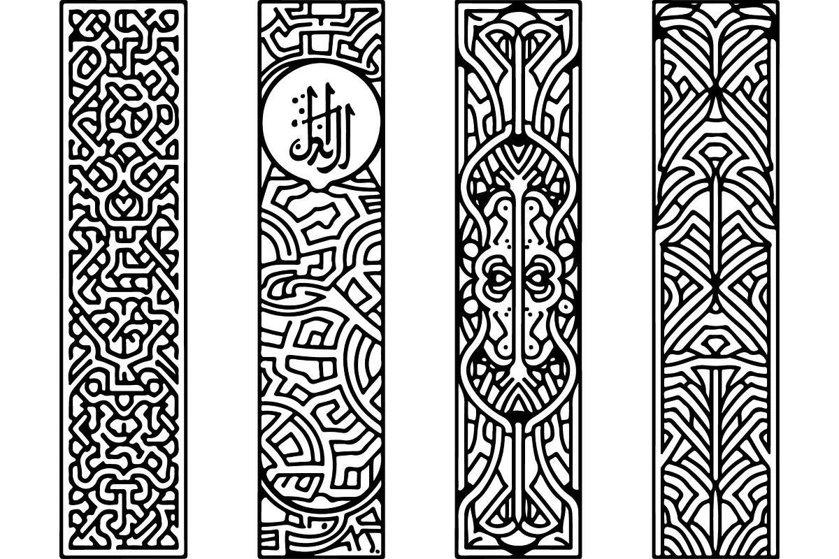Geometric Laser Cut Panel Sets, an Object Graphic by Designer_Momina (Photo 5 of 5)