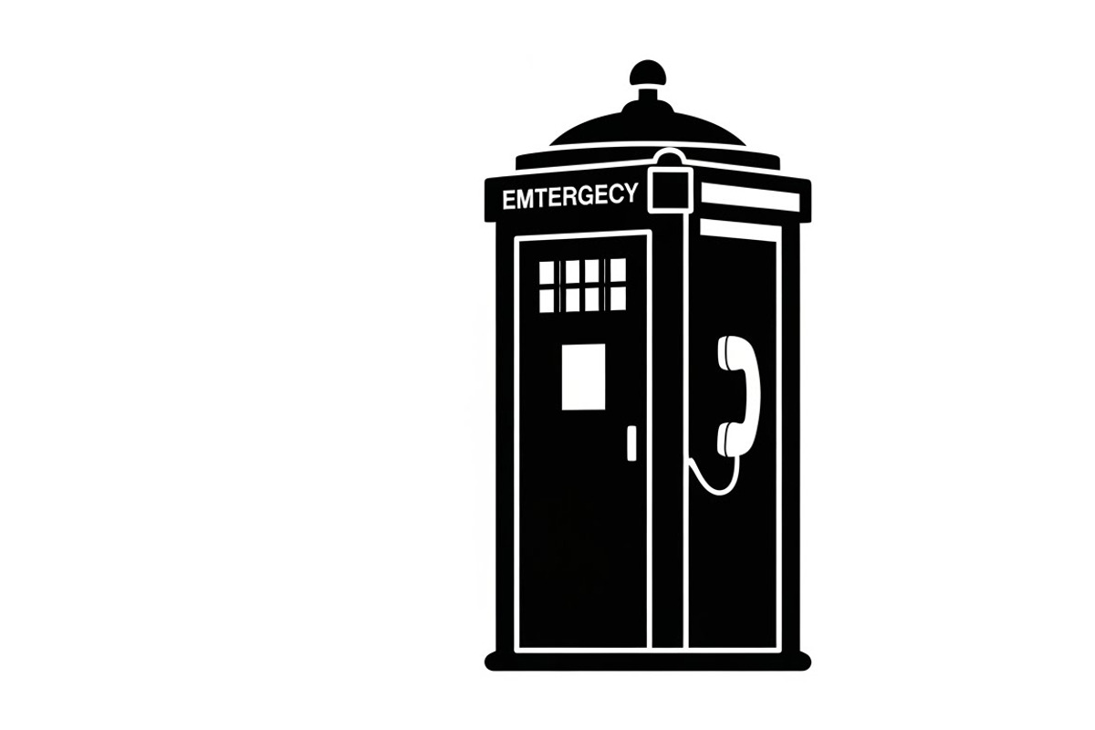 A classic vintage phone silhouette, an Illustration by Amazin_art (Photo 19 of 25)
