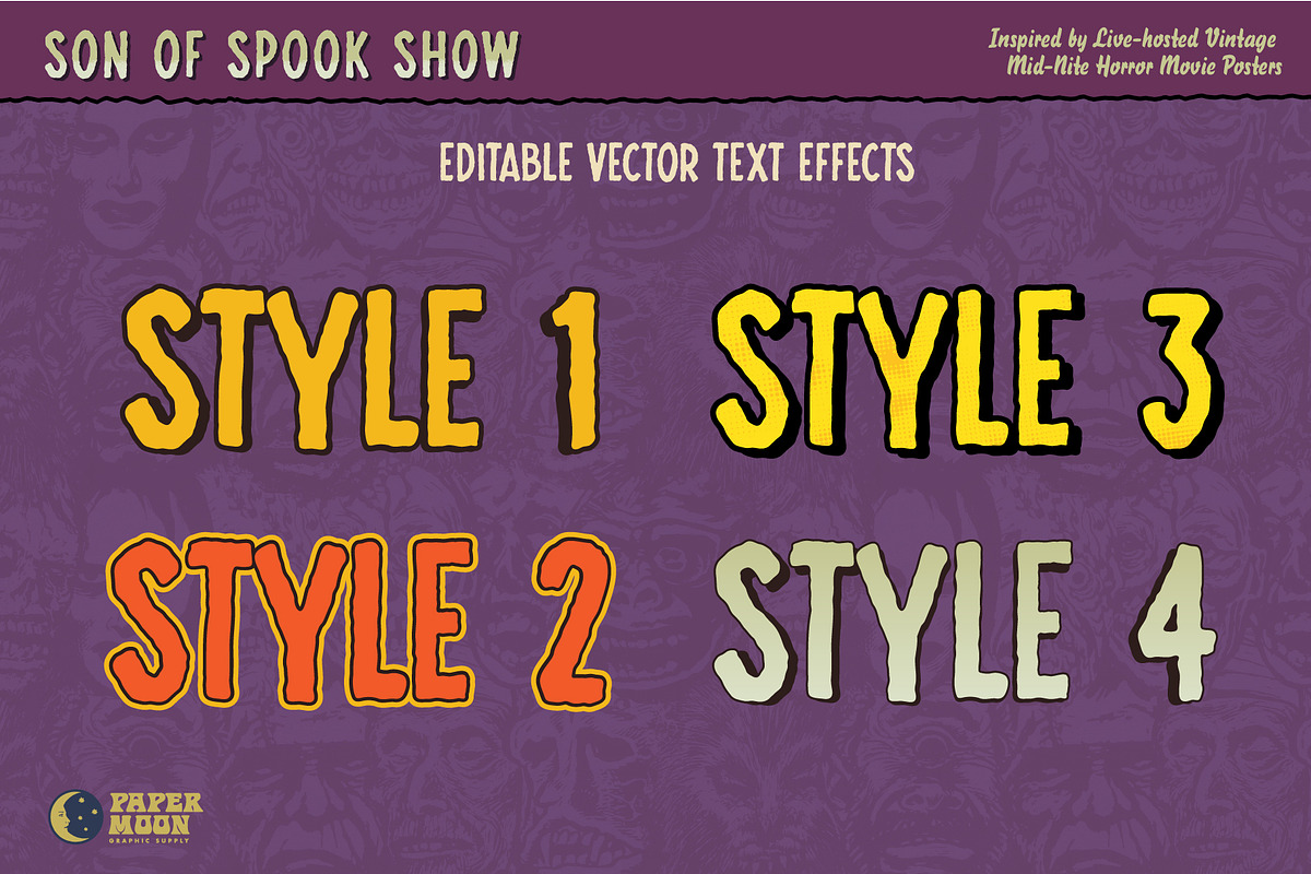 Son of Spook Show, a Sans Serif Font by Paper Moon Graphic Supply (Photo 7 of 18)