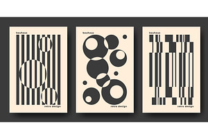 Minimalist Bauhaus black cover, an Illustration by art PVP - market