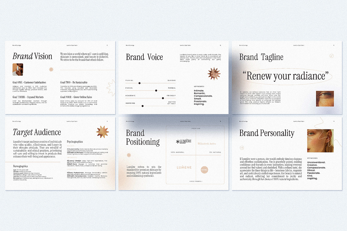 Lumière Branding Guidelines, a Branding & Logo Template by AndrewPixel (Photo 5 of 14)