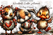 Woodland Easter Animals, an Illustration by designcity5 (Thumbnail 1 of 5)