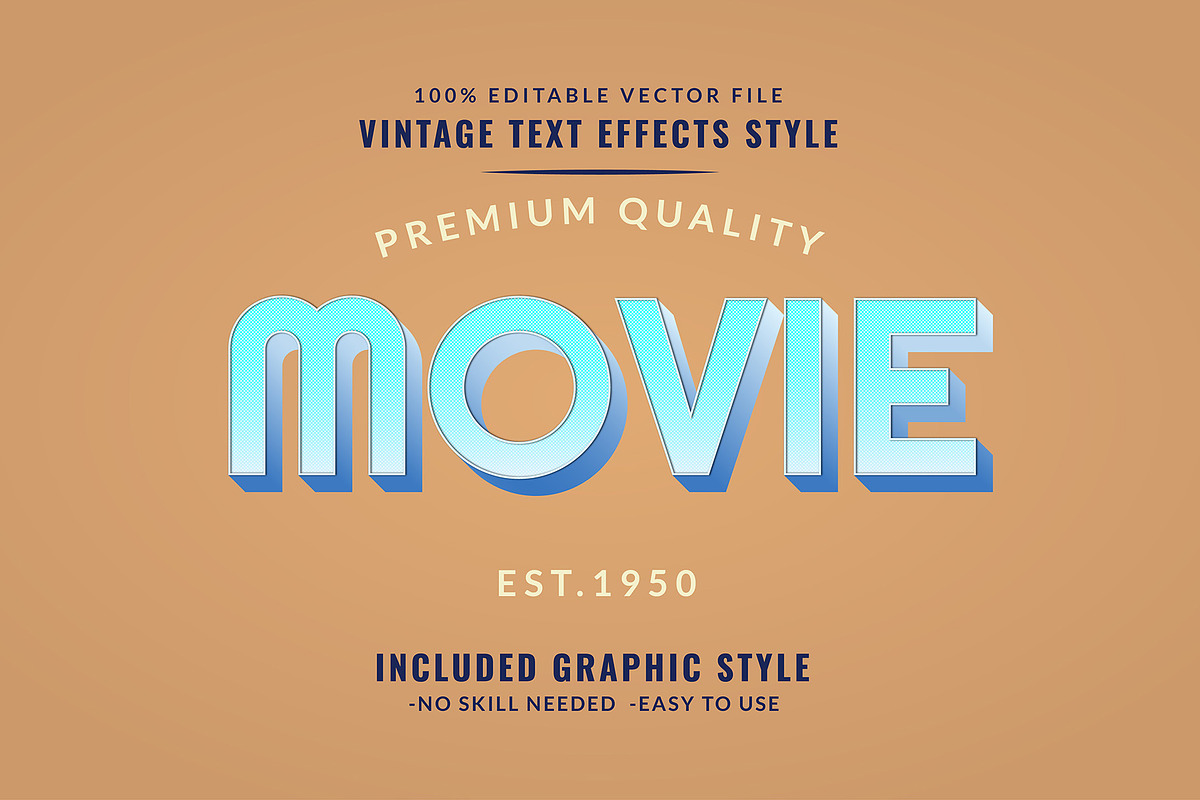 Retro Editable Text Effect, an Action Add-On by Photoshop Action (Photo 7 of 10)