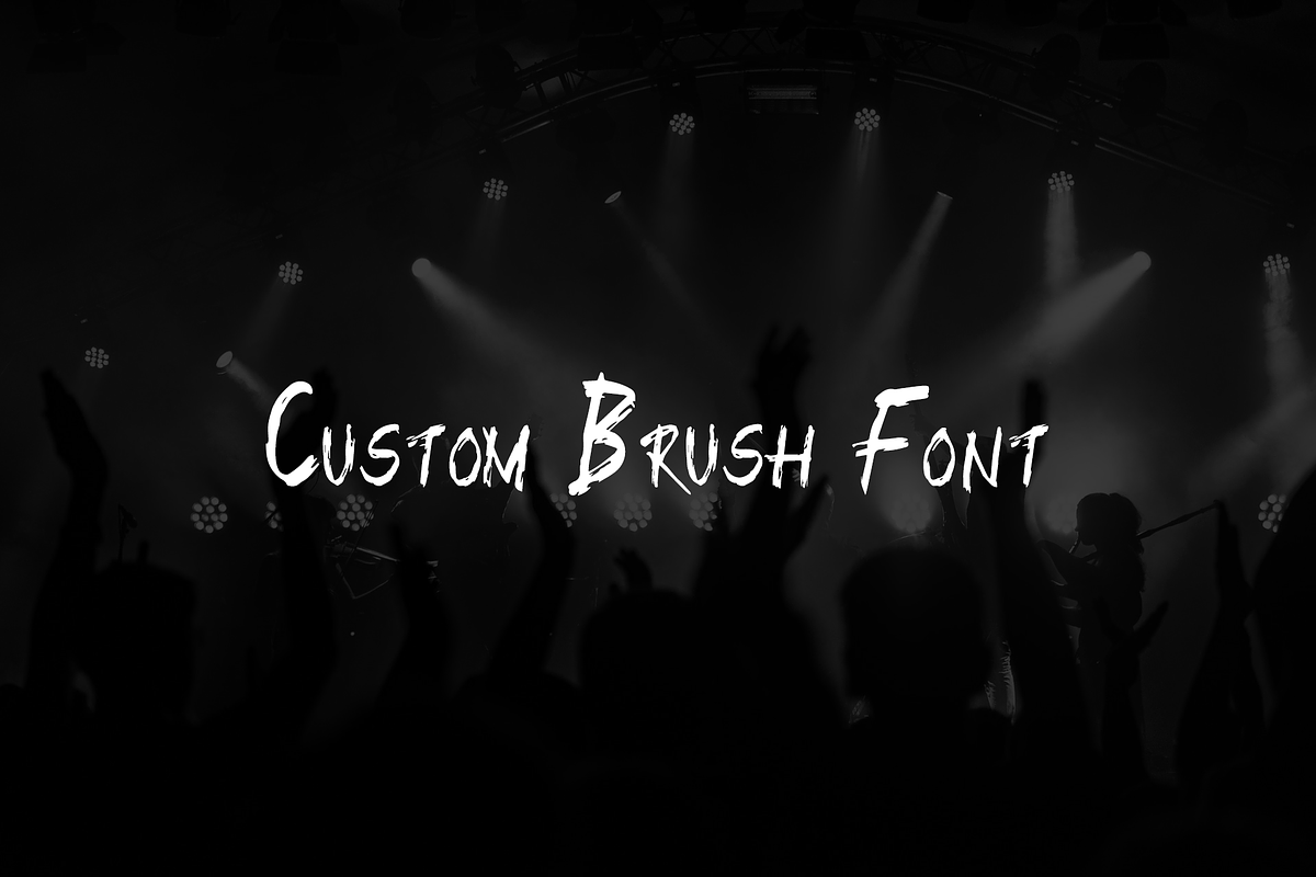 BIGBANG - Handmade Brush Font preview 6