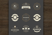 36 Restaurant Logos and Badges, a Branding & Logo Template by Vasya Kobelev (Thumbnail 8 of 20)