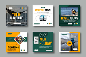 Holiday Social Media Banner Post, a Social Media Template by MightyDesign