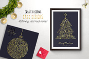 Christmas Gold Line Art Set, a Graphic by Cienpies Design (Thumbnail 3 of 7)