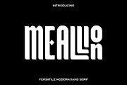 Meallion - Modern Sans Serif, a Sans Serif Font by Luna Shop (Thumbnail 1 of 6)
