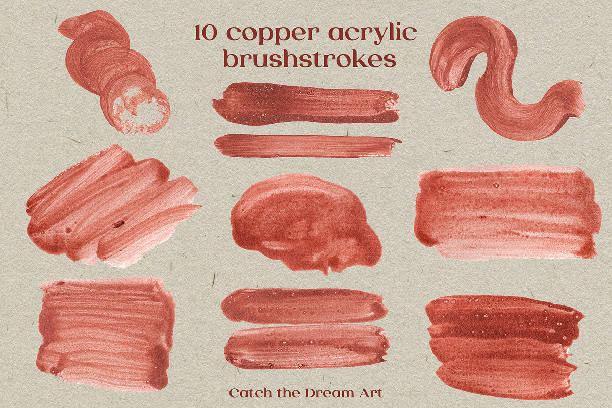 Copper Boho Autumn Dried Florals, a Texture Illustration by Catch the Dream Art (Photo 8 of 13)