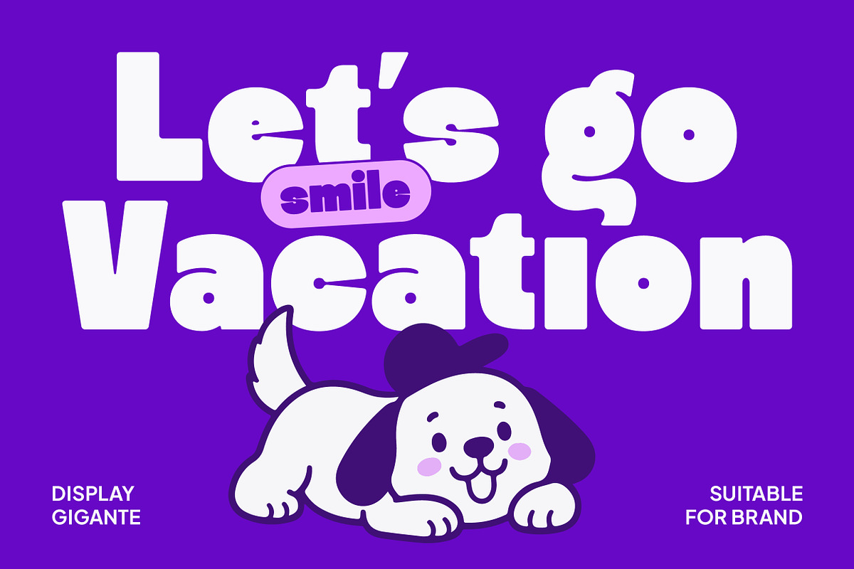Gigante – Bold Display Font, a Sans Serif Font by Mahesans Co (Photo 4 of 10)