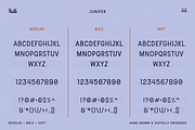 Juniper Display Font, a Sans Serif Font by bryrude (Thumbnail 4 of 4)
