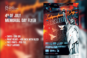 Independence Day Memorial Flyer