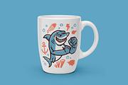 Set of underwater elements, an Animal Illustration by gunaonedesign (Thumbnail 3 of 6)