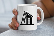 Ladder Silhouette SVG, an Object Illustration by newminddesign (Thumbnail 5 of 5)