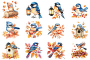 Cute Autumn Jay Sublimation Clipart, an Illustration by CitraGraphics (Thumbnail 3 of 6)