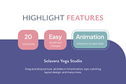 Solavera Yoga Studio Keynote, a Presentation Template by Loin Studio (Thumbnail 2 of 4)