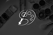 Minimalist Modern Painting Tools, a Branding & Logo Template by Luxury Logos (Thumbnail 2 of 4)