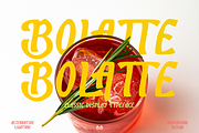 Bolatte Display Font, a Font by madeDeduk (Thumbnail 1 of 10)