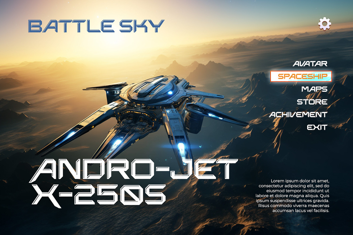 Outspace Fighter, a Symbol Font by Ditatype (Photo 2 of 10)