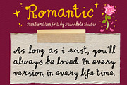 Romantic script handwritten font, a Handwritten Font by Mussbolo Studio (Thumbnail 1 of 3)