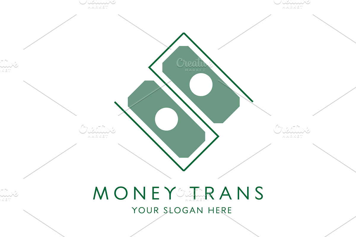 Money Dollar Transfer Logo Design, a Branding & Logo Template by Morvana Crew