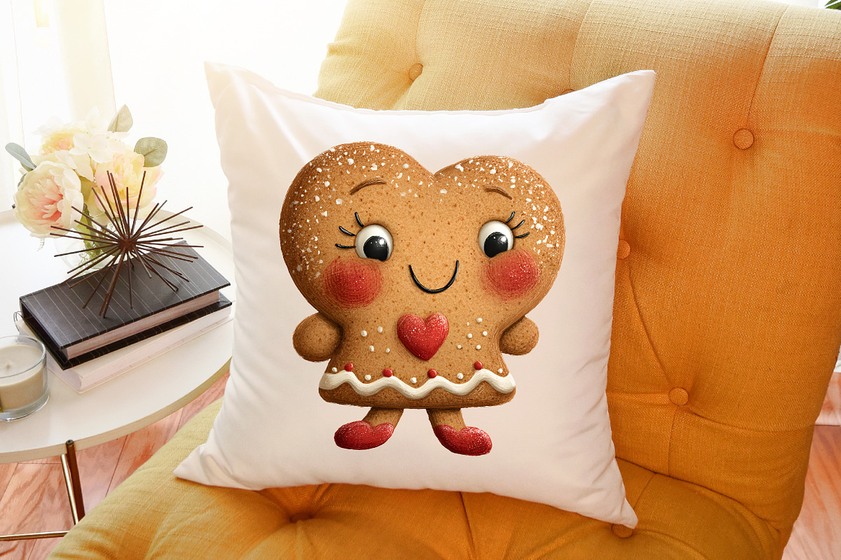 Cute Christmas Png Girly Gingerbread, an Illustration by Sublimation Artist (Photo 6 of 6)