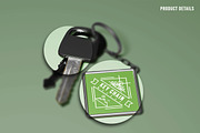 Key Chain Mockup, a Merchandise Mockup by Artlogs x Modaldesain (Thumbnail 4 of 5)
