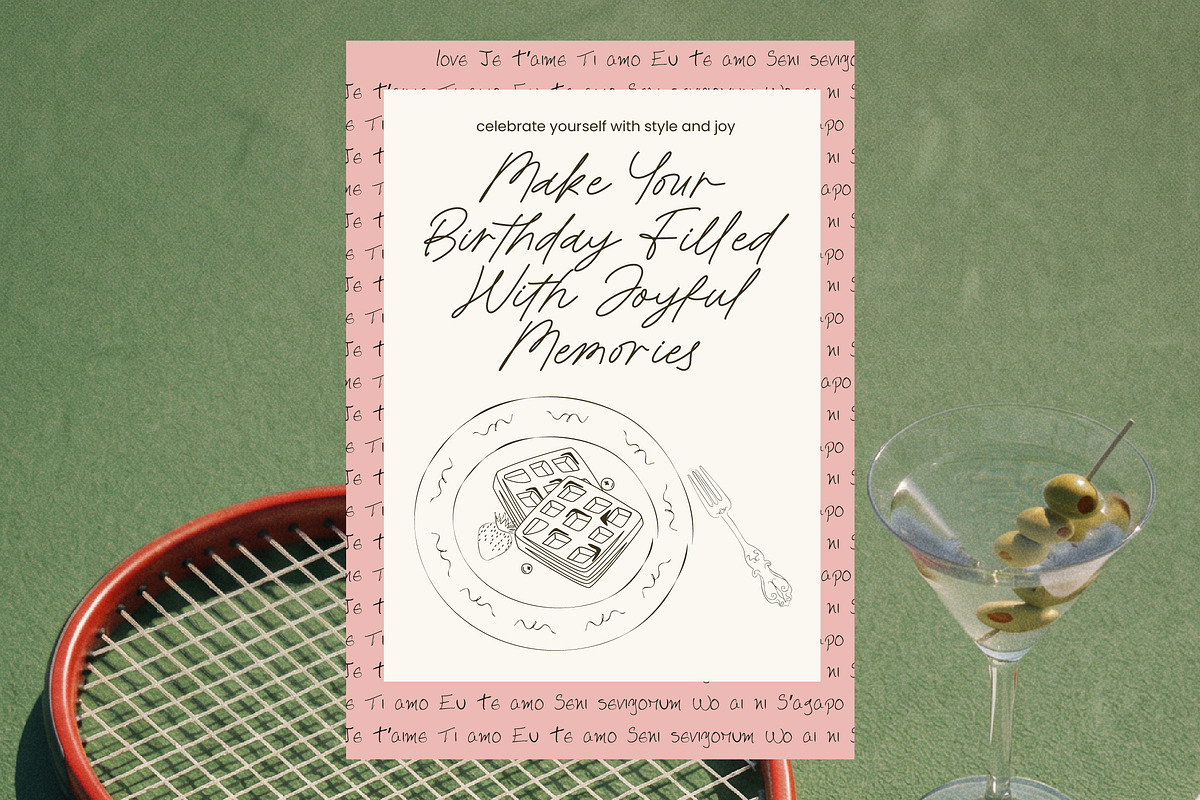 Belon Fine Kanteris Handwritten Font, a Script Font by Letterena Studios Script (Photo 3 of 15)