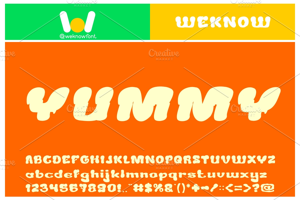 creamy butter font, a Font by weknow (Photo 3 of 5)