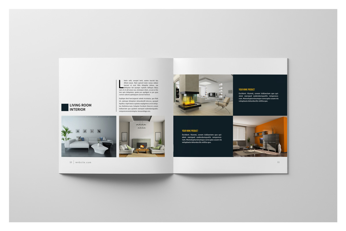 Square Brochure Catalog, a Brochure Template by adekfotografia (Photo 9 of 17)