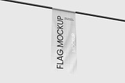 Realistic Hanging Flag Mockup, an Advertising Mockup by graphypix (Thumbnail 3 of 4)