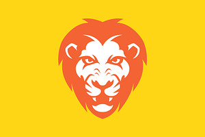 lion portrait mane fang beast logo, a Branding & Logo Template by devastd