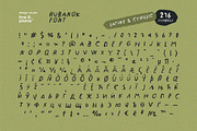 Rubanok Font - Latine & Cyrillic, a Handwritten Font by line & plane (Thumbnail 2 of 9)