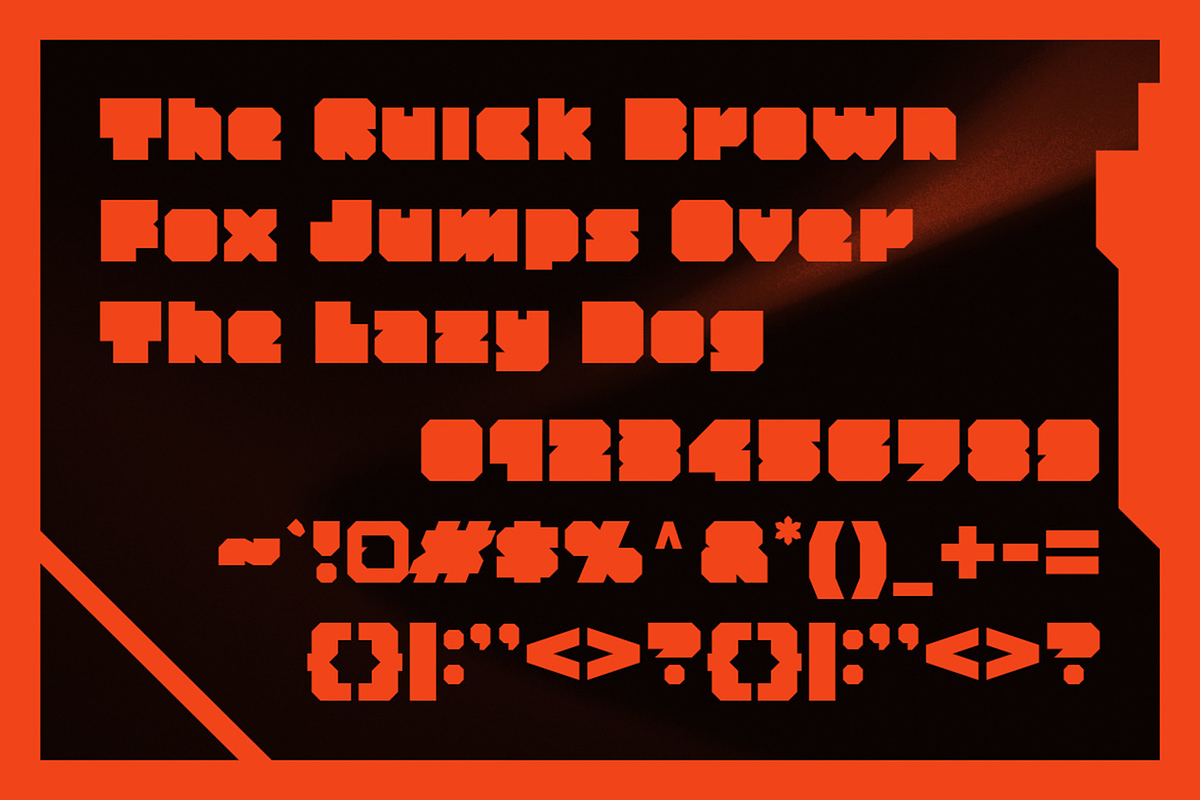 Winkario - Geometric Block Fonts, a Sans Serif Font by Konstantine Studio (Photo 4 of 4)