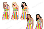 Pride Heroes Clipart, a Person Illustration by GlamArtZhanna (Thumbnail 2 of 4)