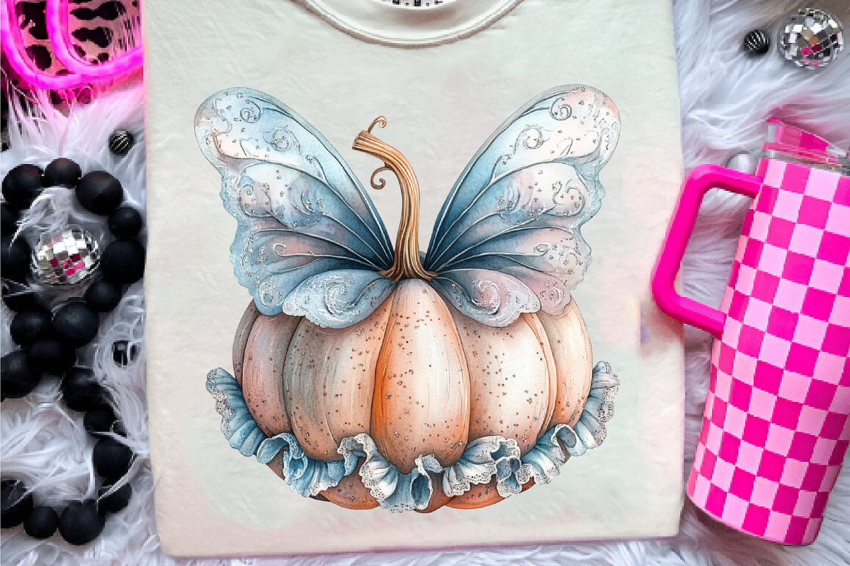 Coquette Pumpkin Clipart, an Illustration by CreationArt (Photo 5 of 9)