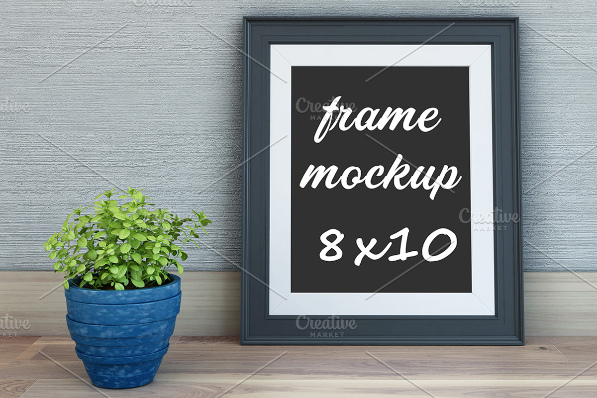 Concrete Wall Frame Mockup, a Print Template by desgiant (Photo 1 of 4)