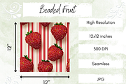 Beaded Summer Fruit Seamless, a Pattern Graphic by Paper & Pattern Studio (Thumbnail 4 of 9)