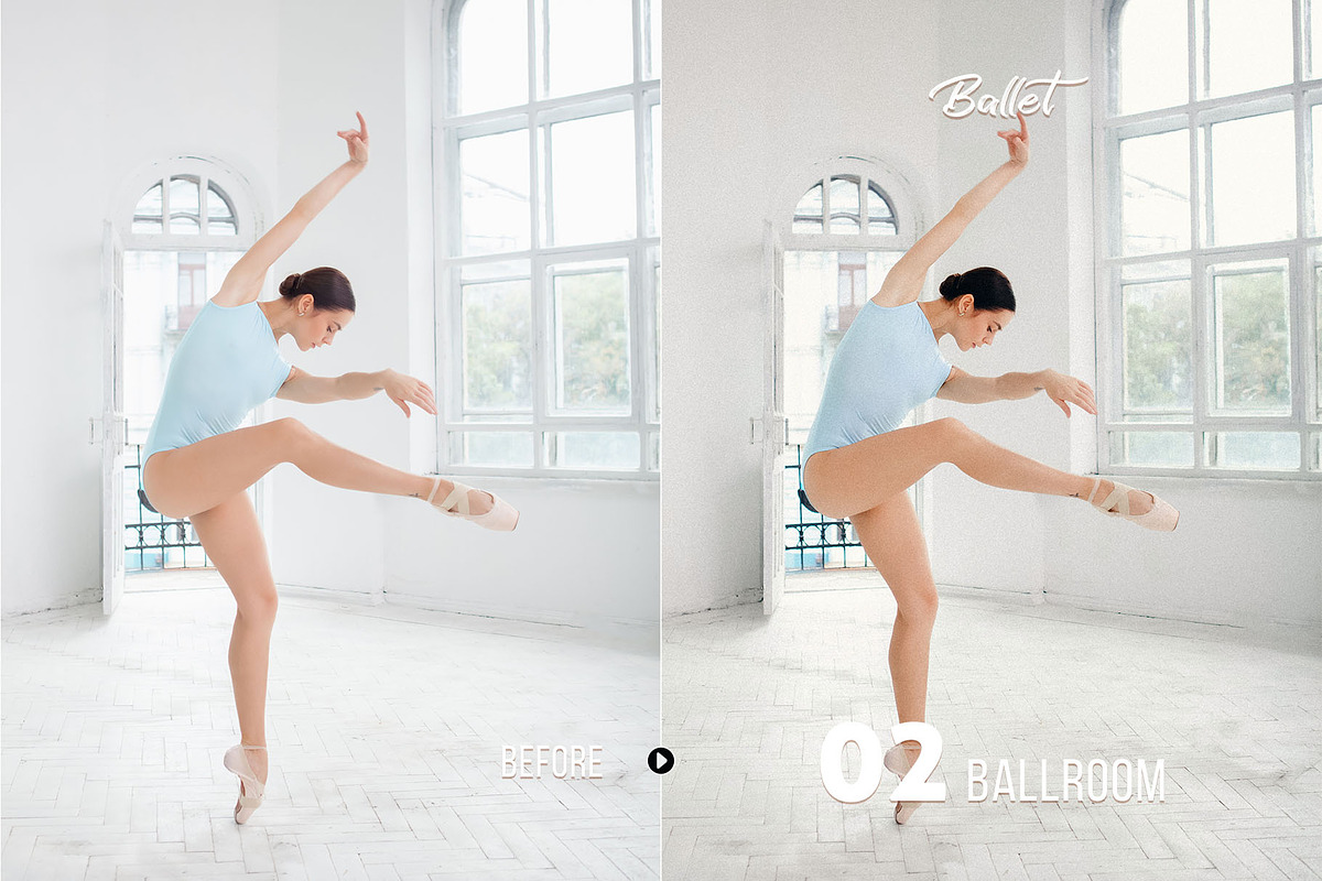 Ballet Artistic Presets, an Action Add-On by Presetrain Co. (Photo 11 of 11)