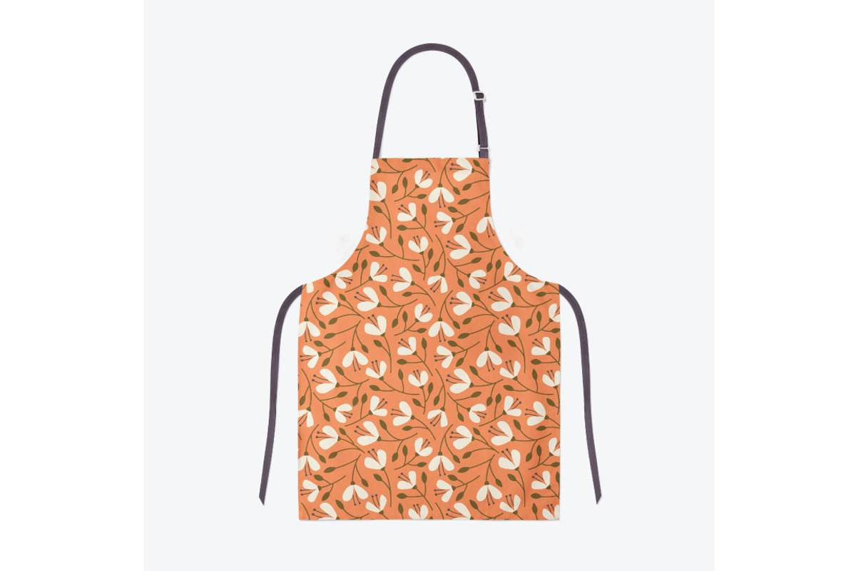 Peachy Flowers Repeat Vector Pattern, a Pattern Graphic by K McCormack Designs (Photo 4 of 4)