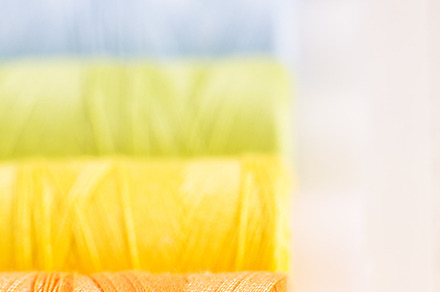 Colorful thread rainbow, an Arts & Entertainment Photo by farwasser