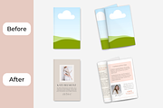 Magazine Book Mockups 5.5x8.5 Canva, a Books & Magazine Mockup by NoemieDesigns (Thumbnail 2 of 4)
