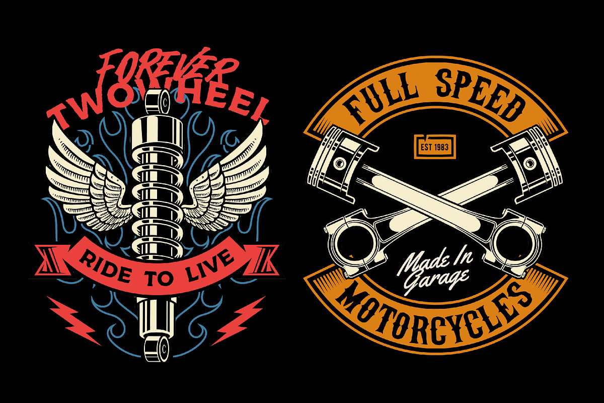 ULTIMATE MOTORCYCLE BUNDLE, a Transportation Illustration by The BolzStudio (Photo 30 of 32)