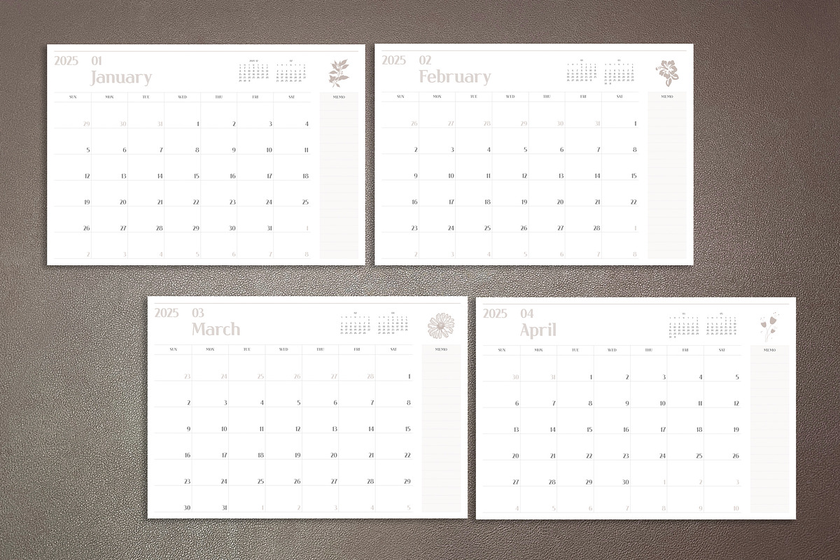2025 Calendar & Planner, a Print Template by dott (Photo 2 of 5)
